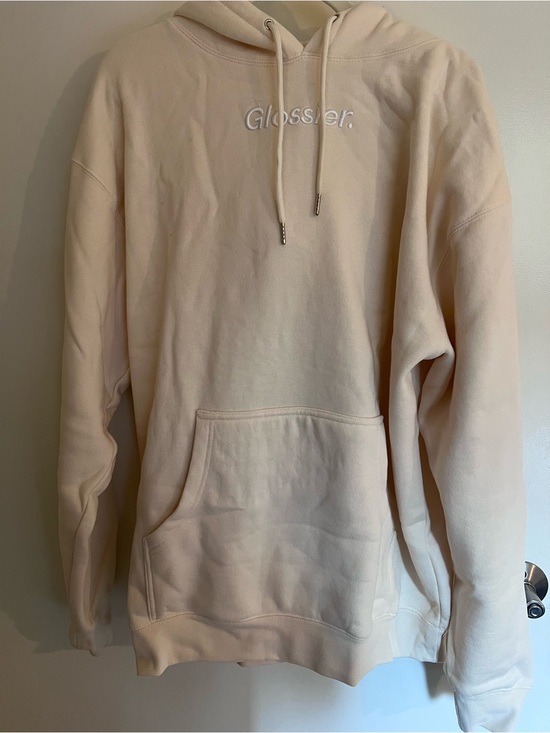 Glossier Tops - Glossier Pullover Hoodie in Light Cream